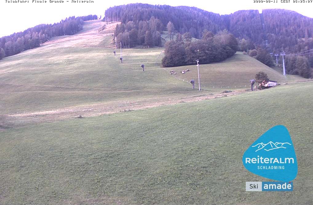 Archiv Foto Webcam Reiteralm - Talstation 8er Silver Jet