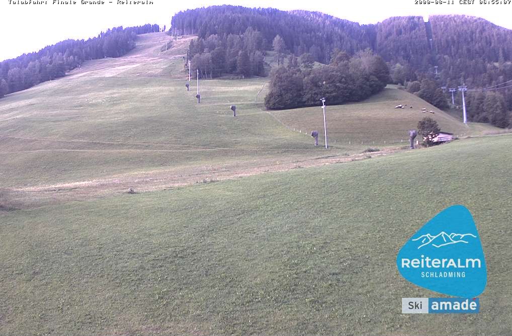 Archiv Foto Webcam Reiteralm - Talstation 8er Silver Jet