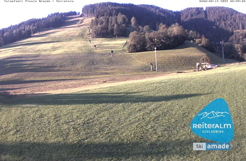 Archiv Foto Webcam Reiteralm - Talstation 8er Silver Jet