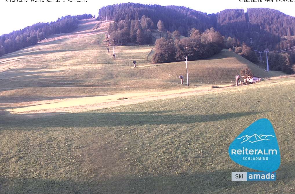 Archiv Foto Webcam Reiteralm - Talstation 8er Silver Jet