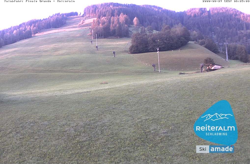 Archiv Foto Webcam Reiteralm - Talstation 8er Silver Jet