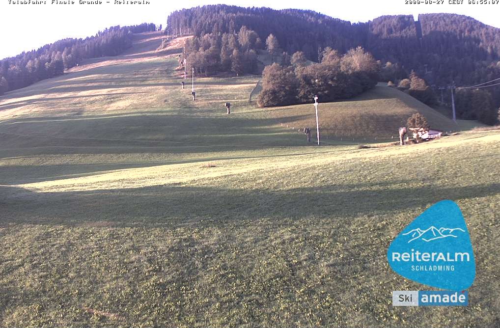 Archiv Foto Webcam Reiteralm - Talstation 8er Silver Jet