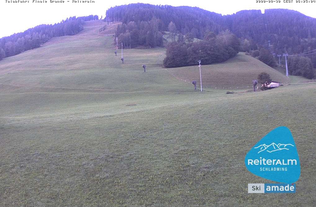 Archiv Foto Webcam Reiteralm - Talstation 8er Silver Jet