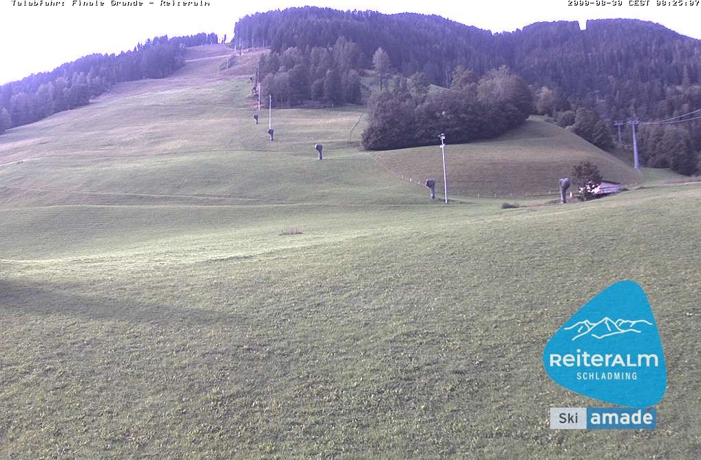 Archiv Foto Webcam Reiteralm - Talstation 8er Silver Jet