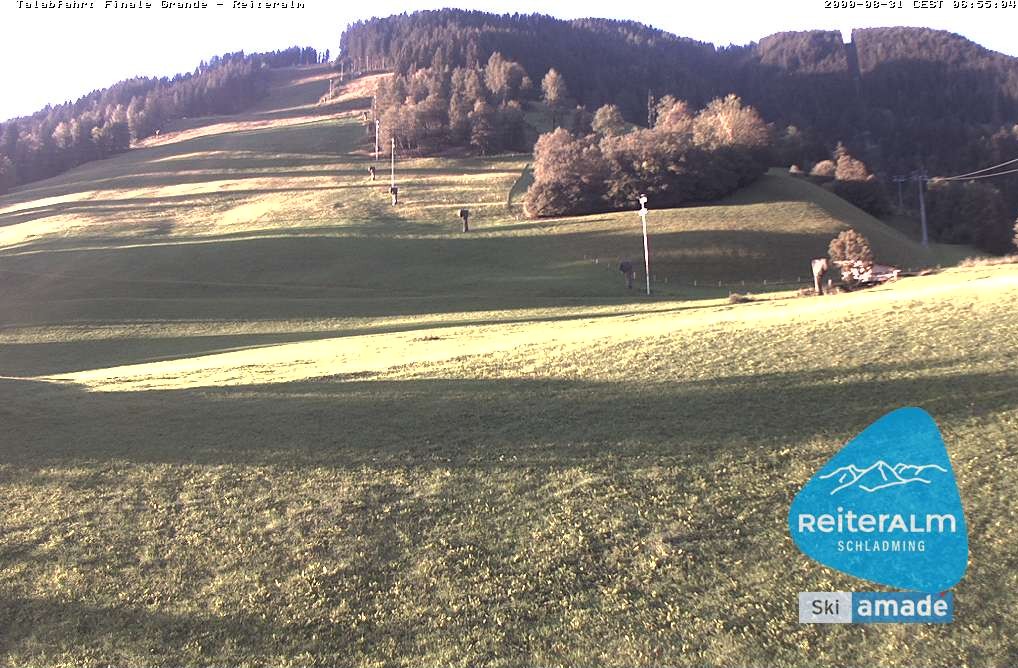 Archiv Foto Webcam Reiteralm - Talstation 8er Silver Jet
