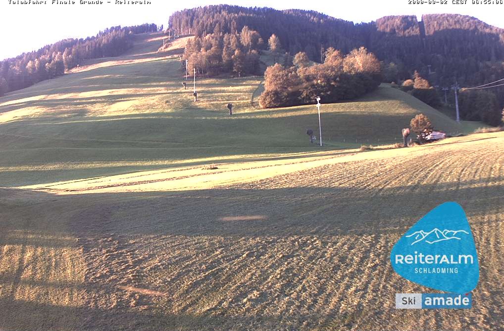 Archiv Foto Webcam Reiteralm - Talstation 8er Silver Jet