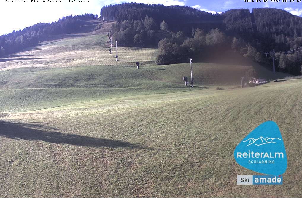 Archiv Foto Webcam Reiteralm - Talstation 8er Silver Jet