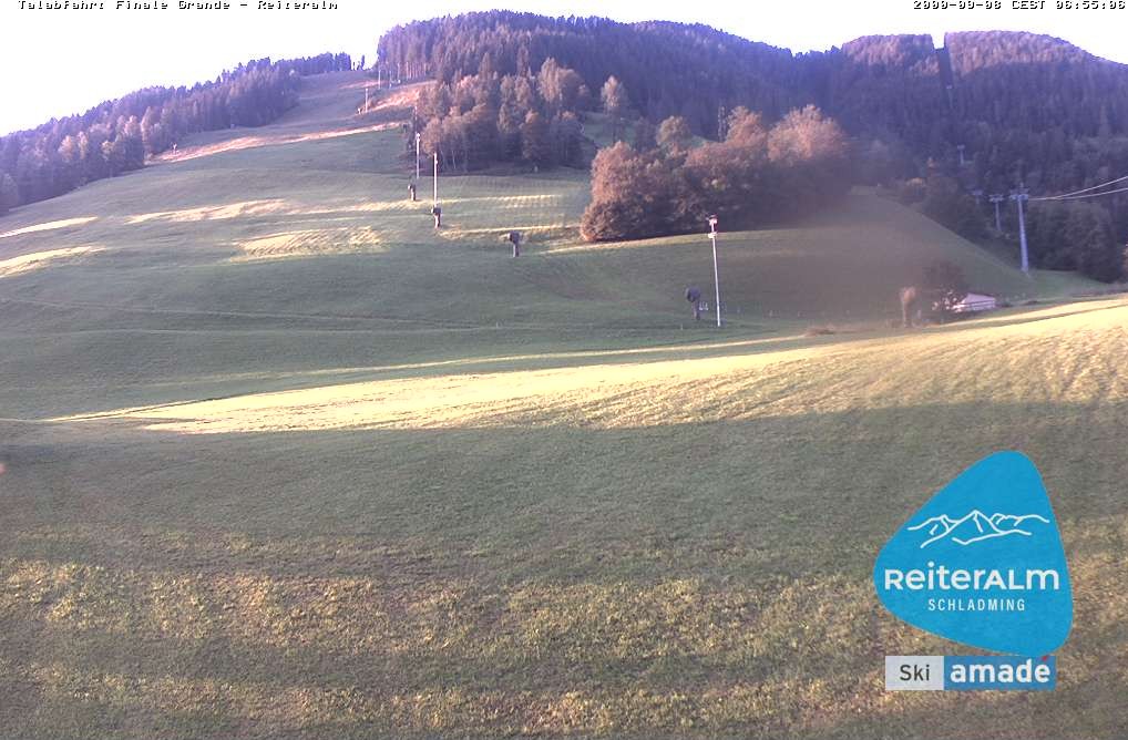 Archiv Foto Webcam Reiteralm - Talstation 8er Silver Jet