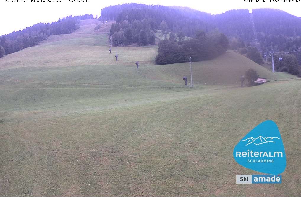 Archived image Webcam Reiteralm: Base Station Silver Jet