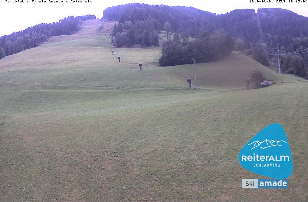 Archived image Webcam Reiteralm: Base Station Silver Jet