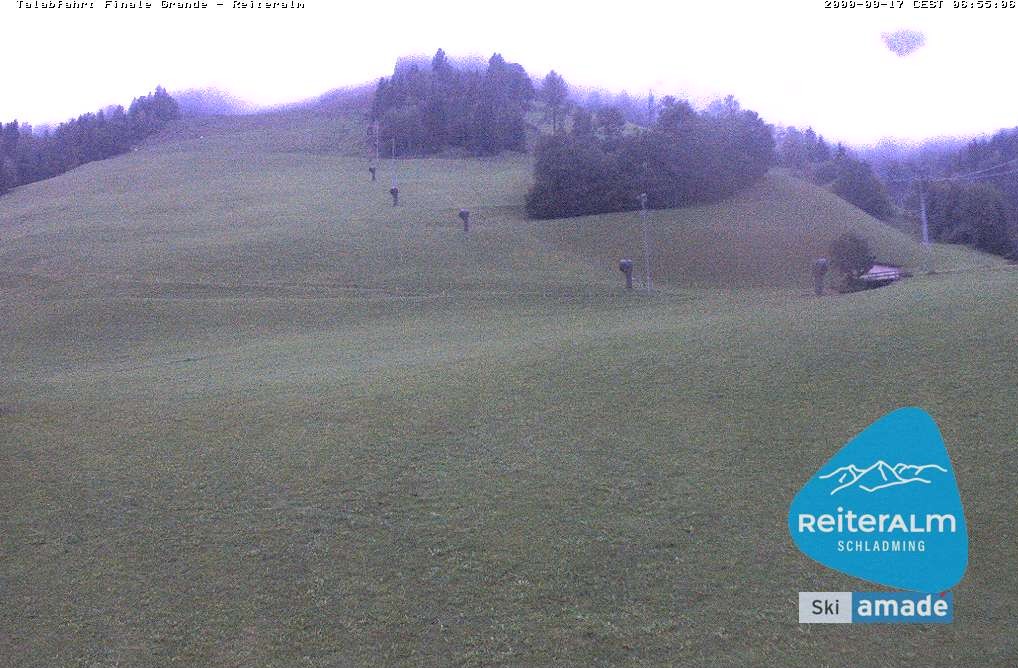 Archived image Webcam Reiteralm: Base Station Silver Jet