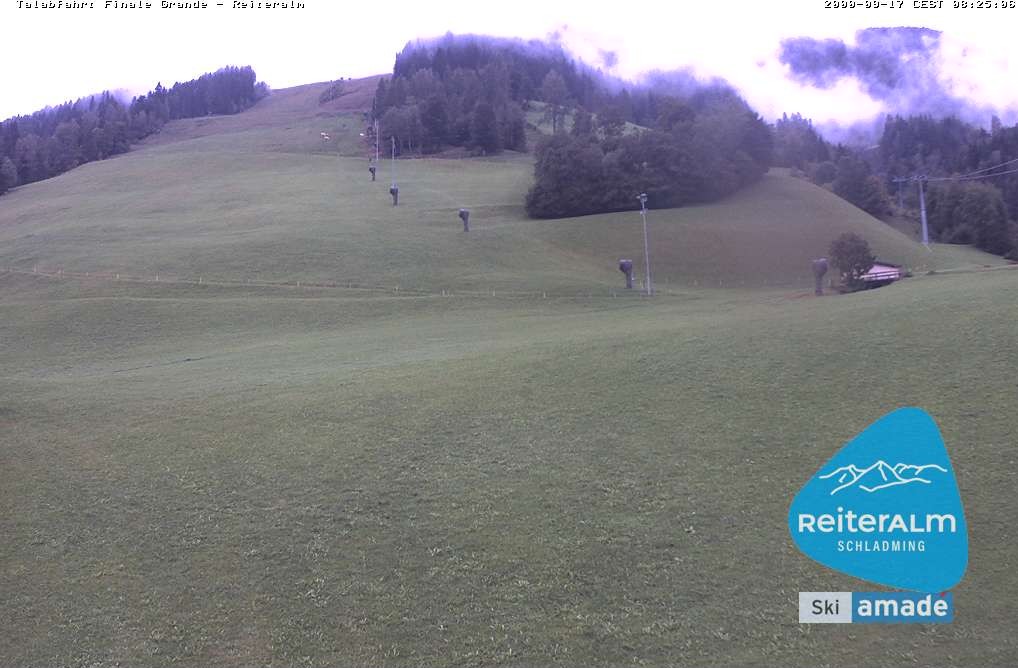 Archived image Webcam Reiteralm: Base Station Silver Jet