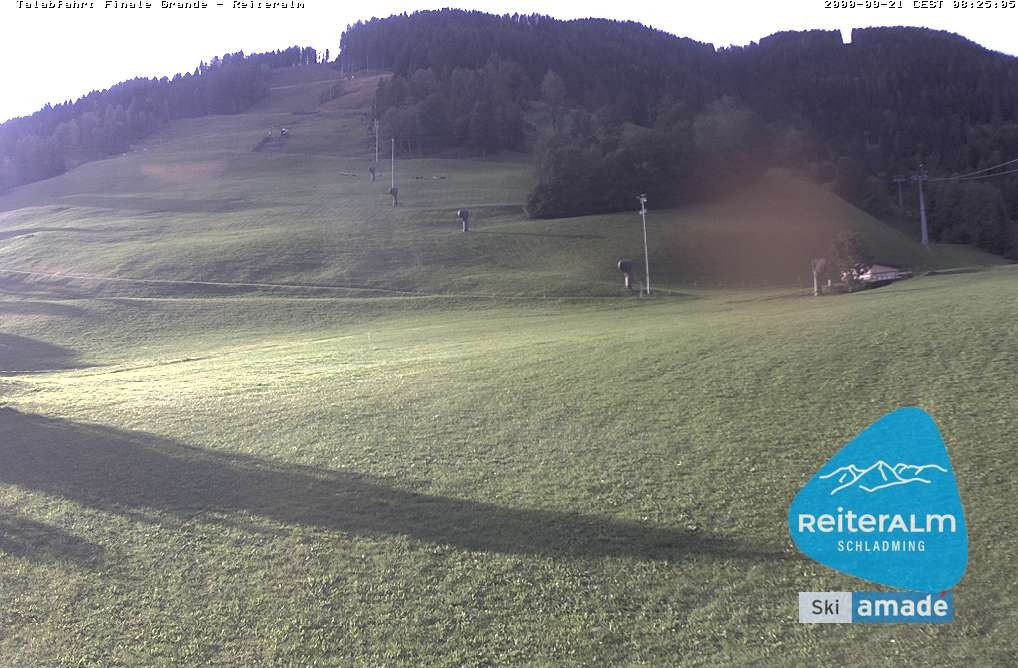 Archiv Foto Webcam Reiteralm - Talstation 8er Silver Jet