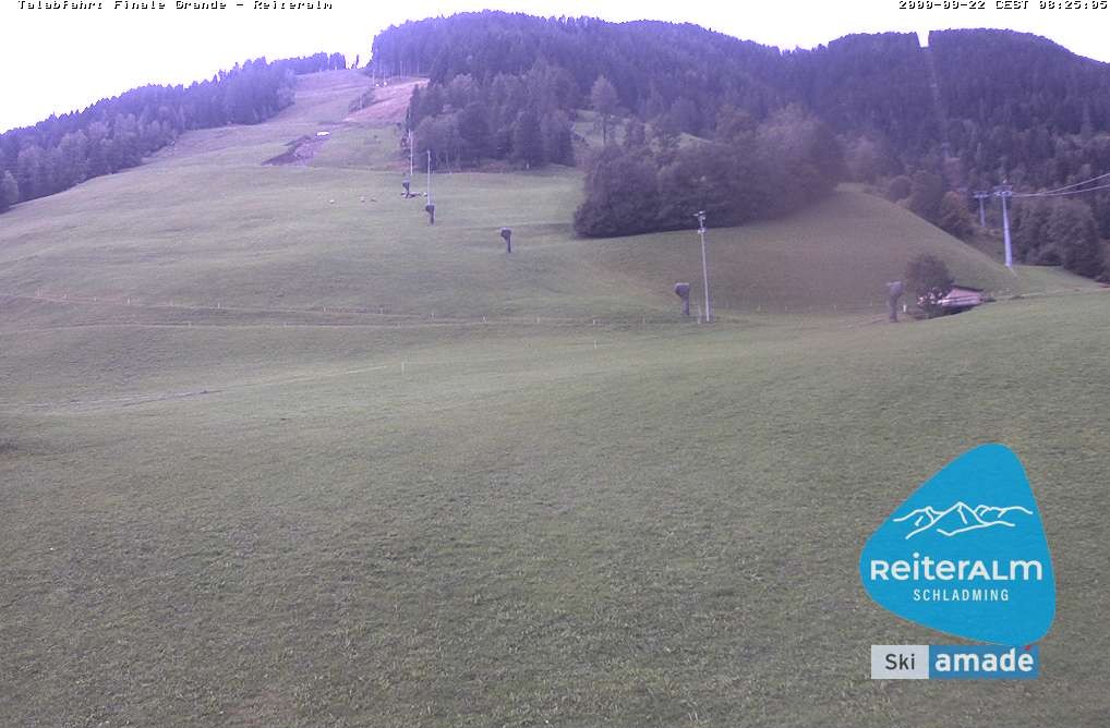 Archiv Foto Webcam Reiteralm - Talstation 8er Silver Jet