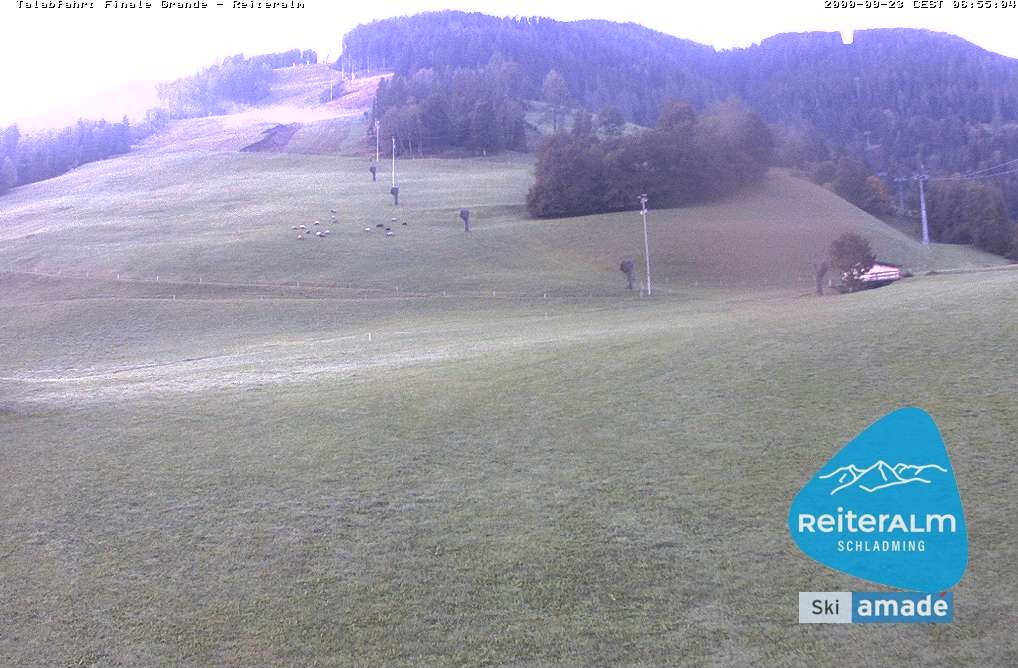Archived image Webcam Reiteralm: Base Station Silver Jet