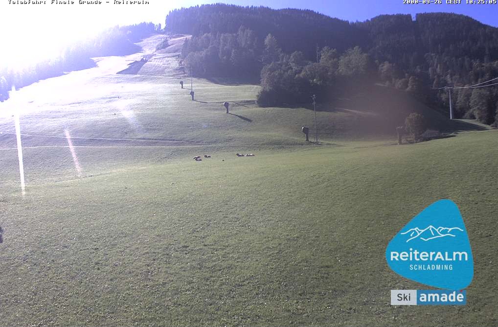 Archiv Foto Webcam Reiteralm - Talstation 8er Silver Jet