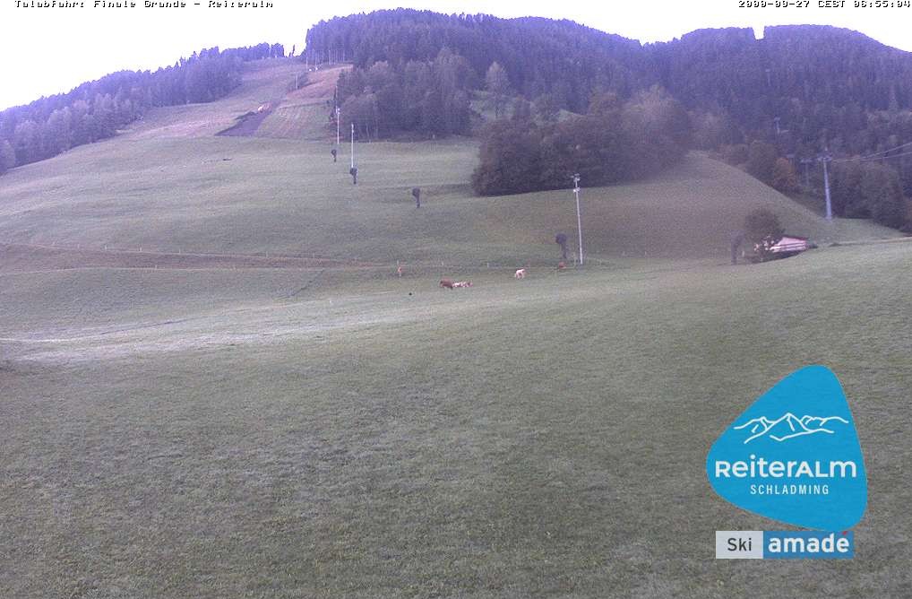 Archiv Foto Webcam Reiteralm - Talstation 8er Silver Jet