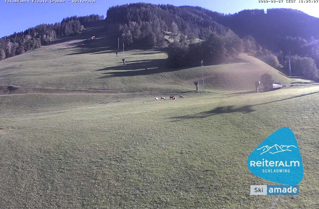 Archiv Foto Webcam Reiteralm - Talstation 8er Silver Jet