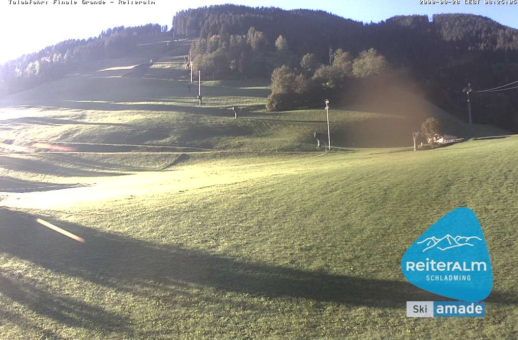 Archiv Foto Webcam Reiteralm - Talstation 8er Silver Jet