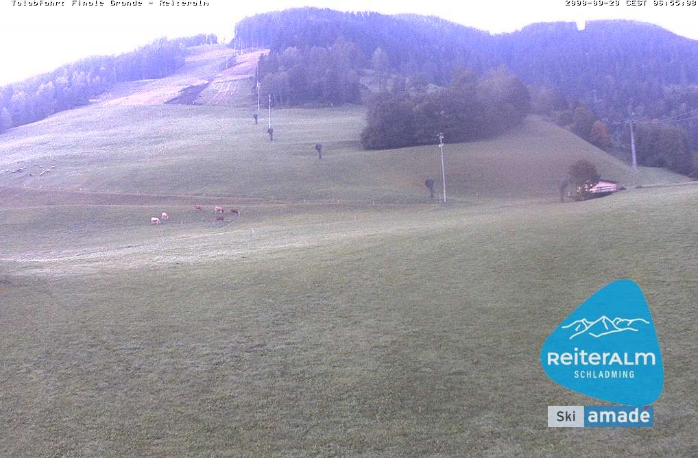 Archiv Foto Webcam Reiteralm - Talstation 8er Silver Jet