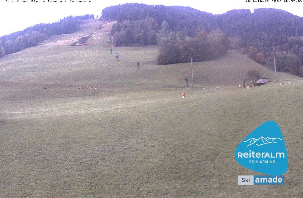 Archiv Foto Webcam Reiteralm - Talstation 8er Silver Jet