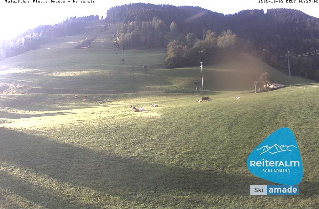 Archiv Foto Webcam Reiteralm - Talstation 8er Silver Jet