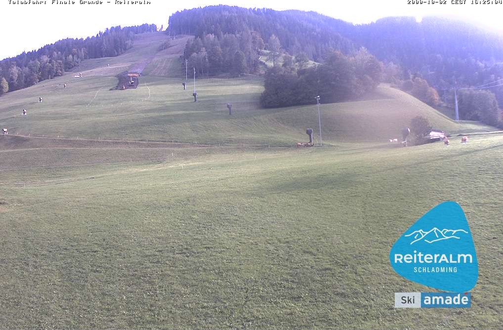 Archiv Foto Webcam Reiteralm - Talstation 8er Silver Jet