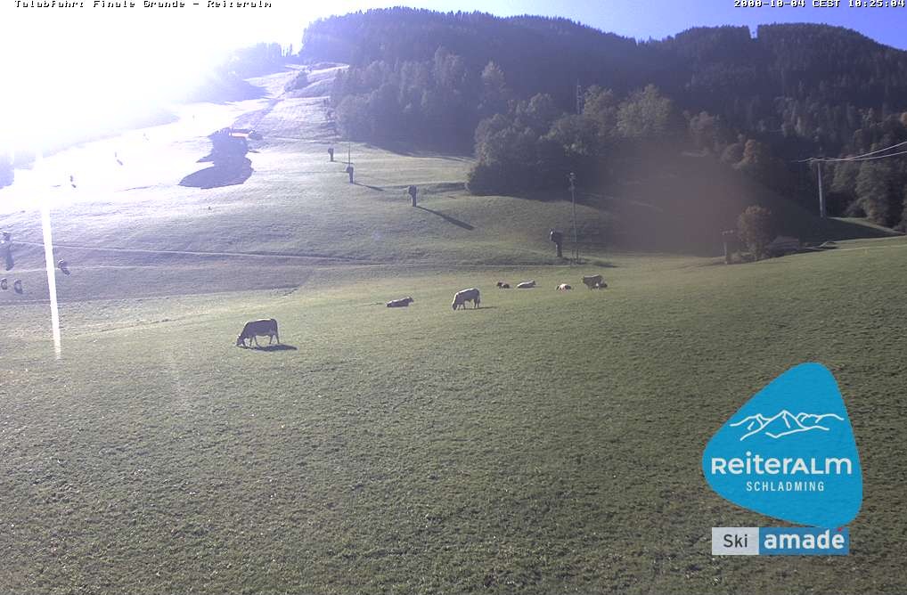Archiv Foto Webcam Reiteralm - Talstation 8er Silver Jet