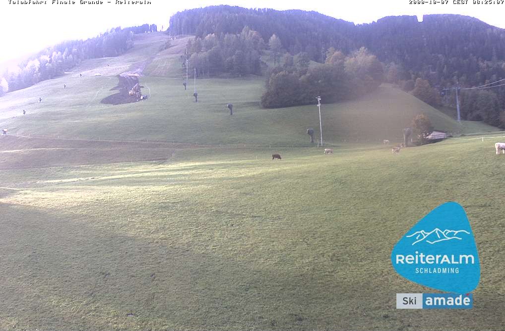 Archiv Foto Webcam Reiteralm - Talstation 8er Silver Jet