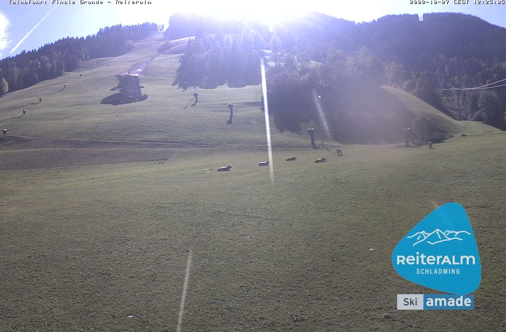 Archiv Foto Webcam Reiteralm - Talstation 8er Silver Jet