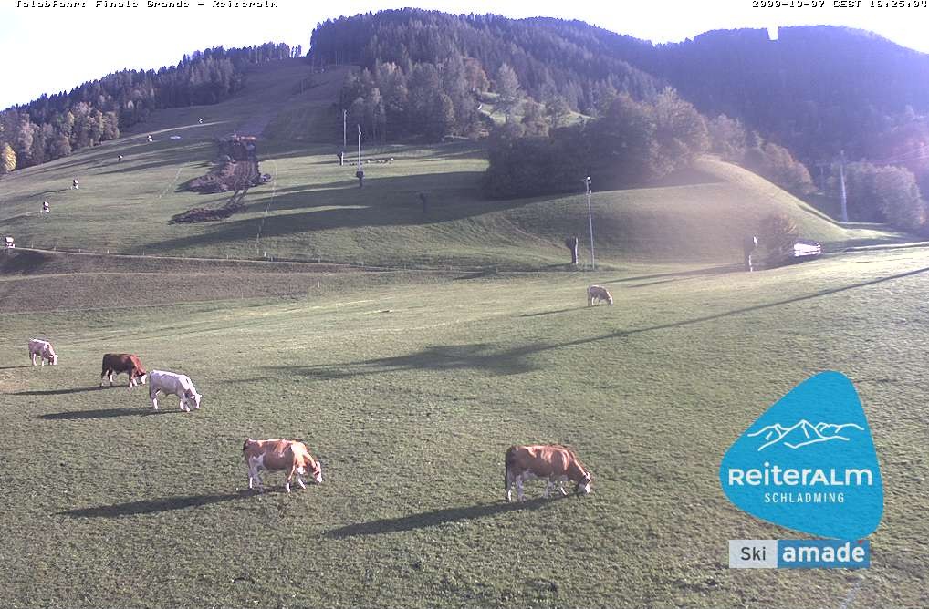Archiv Foto Webcam Reiteralm - Talstation 8er Silver Jet