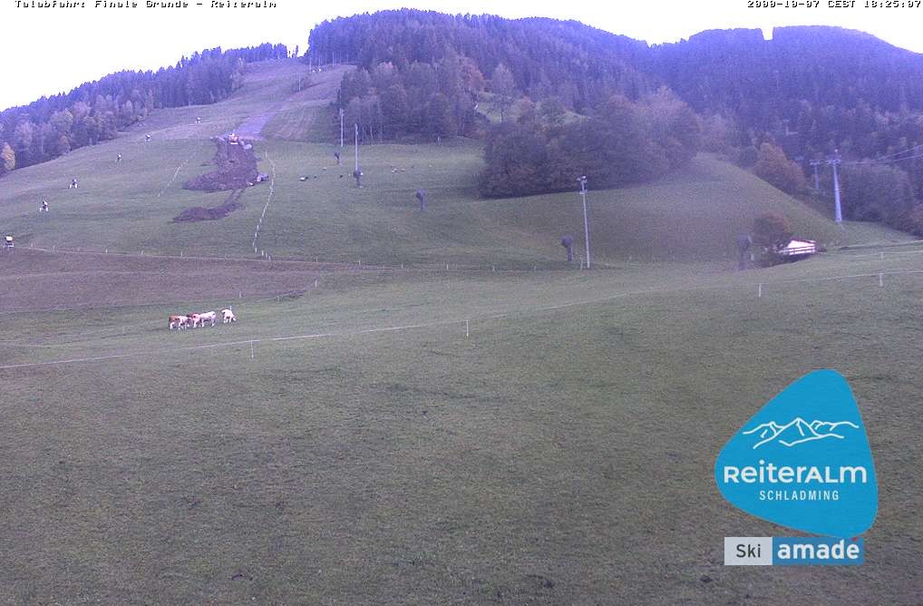 Archiv Foto Webcam Reiteralm - Talstation 8er Silver Jet