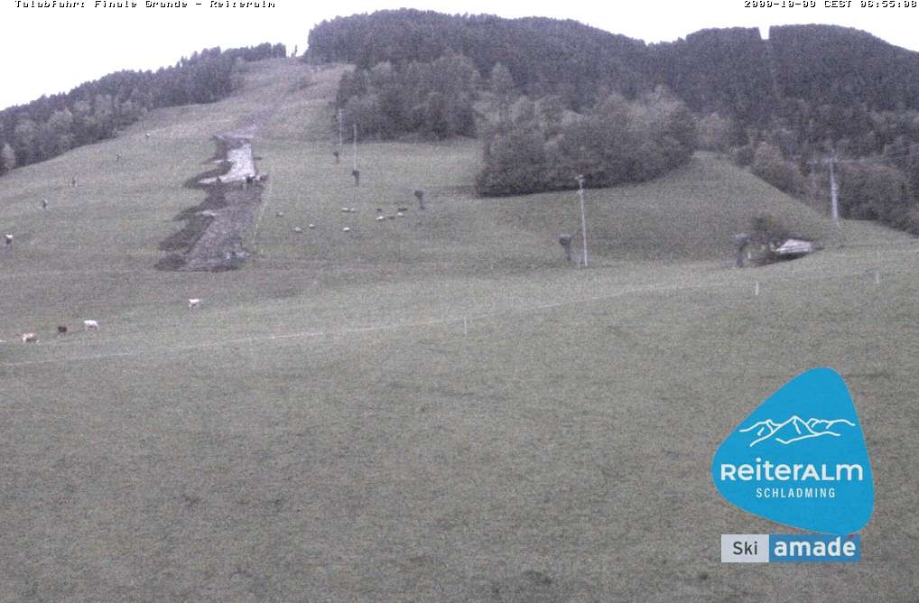 Archived image Webcam Reiteralm: Base Station Silver Jet