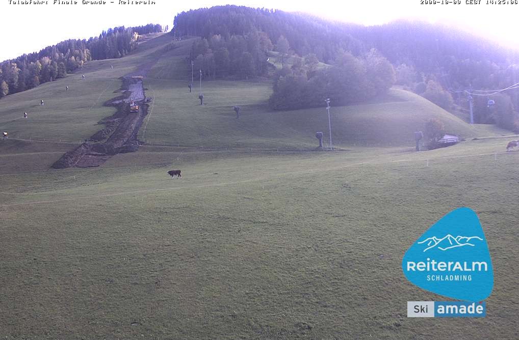 Archived image Webcam Reiteralm: Base Station Silver Jet
