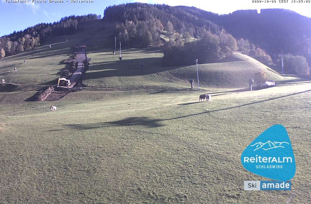 Archived image Webcam Reiteralm: Base Station Silver Jet