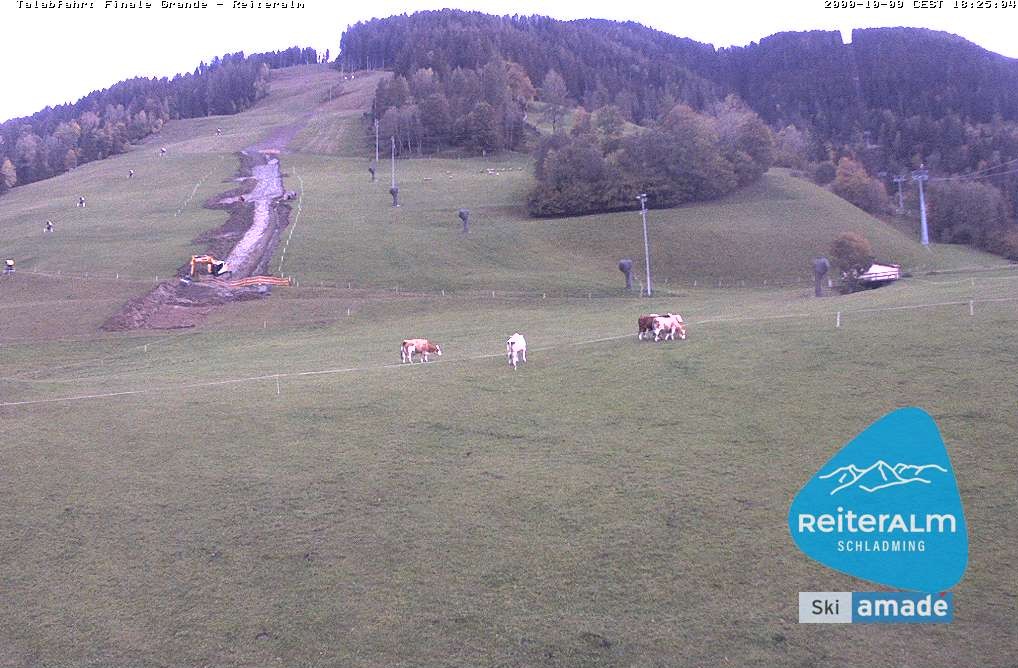 Archived image Webcam Reiteralm: Base Station Silver Jet