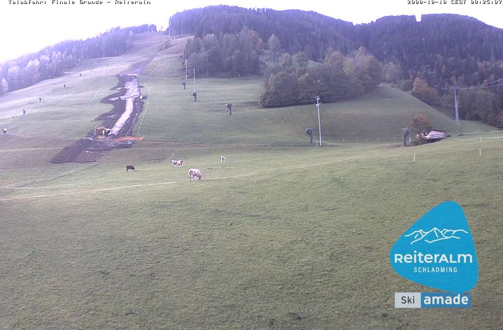 Archiv Foto Webcam Reiteralm - Talstation 8er Silver Jet