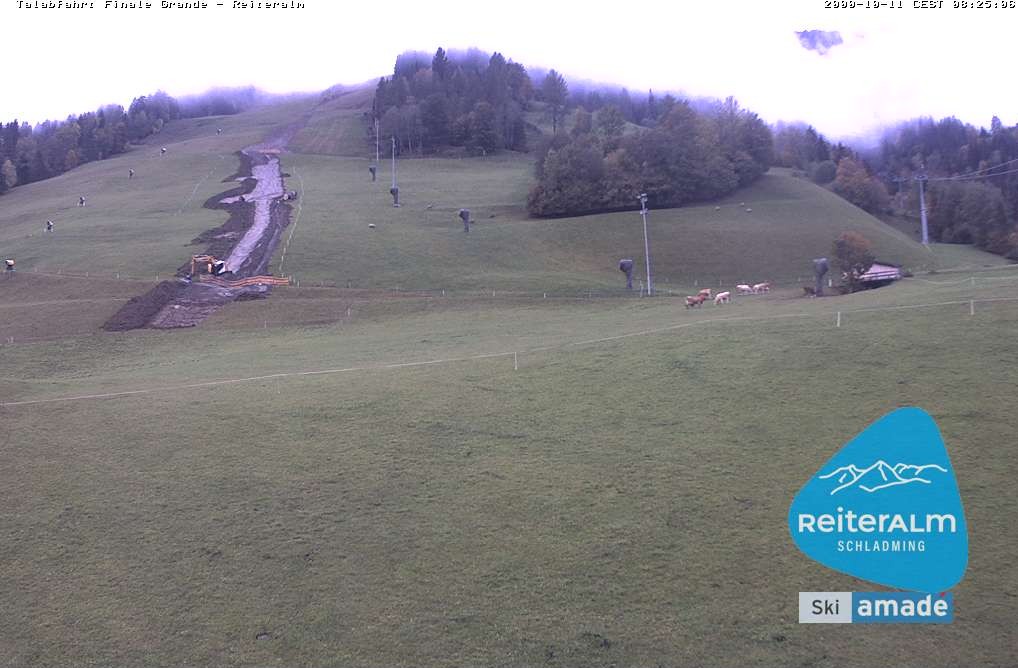 Archiv Foto Webcam Reiteralm - Talstation 8er Silver Jet