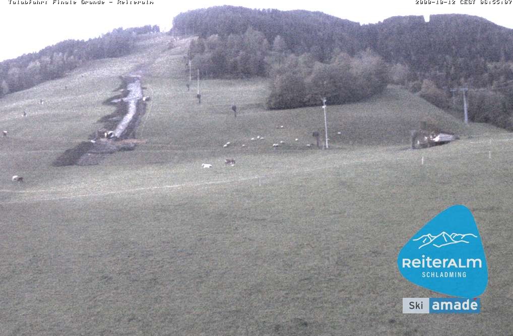Archived image Webcam Reiteralm: Base Station Silver Jet