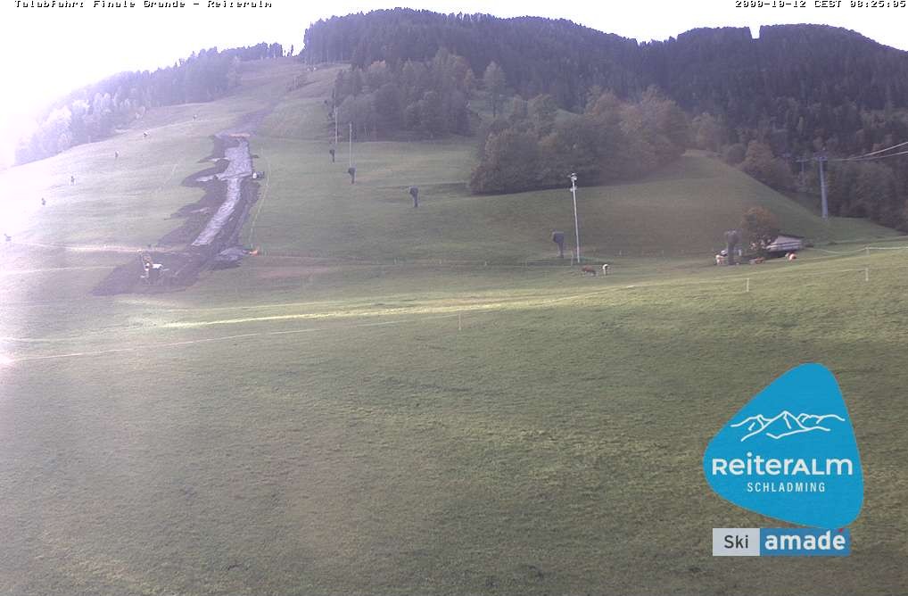 Archiv Foto Webcam Reiteralm - Talstation 8er Silver Jet