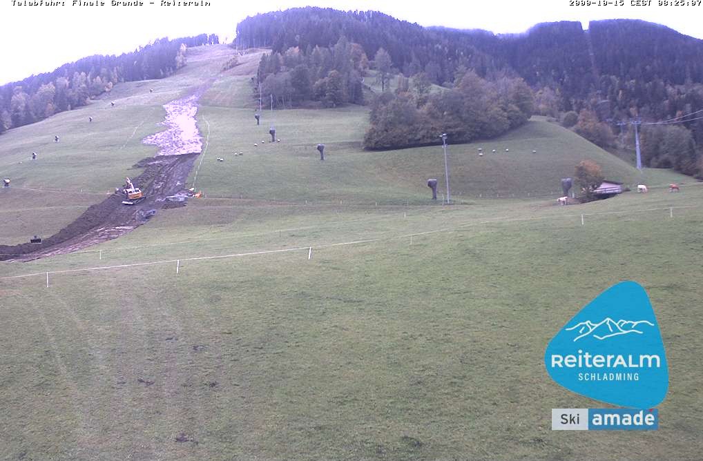 Archived image Webcam Reiteralm: Base Station Silver Jet