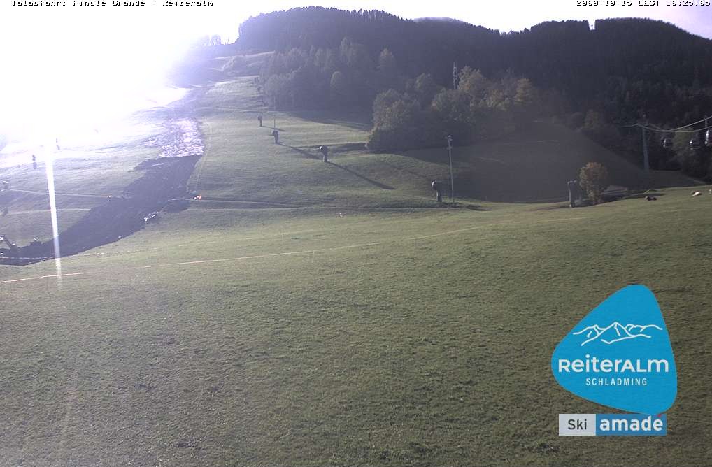 Archived image Webcam Reiteralm: Base Station Silver Jet
