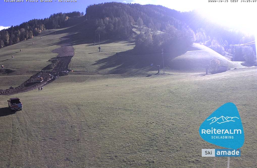 Archived image Webcam Reiteralm: Base Station Silver Jet