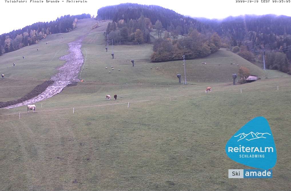 Archiv Foto Webcam Reiteralm - Talstation 8er Silver Jet