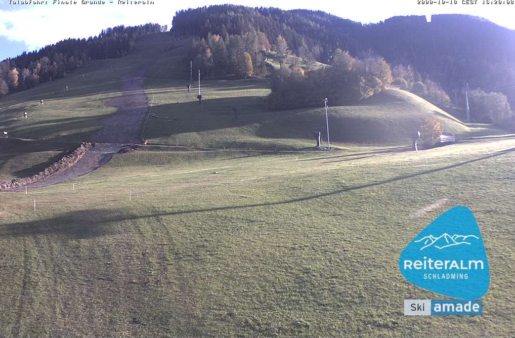 Archived image Webcam Reiteralm: Base Station Silver Jet