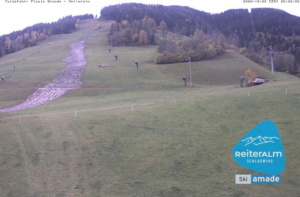 Archiv Foto Webcam Reiteralm - Talstation 8er Silver Jet
