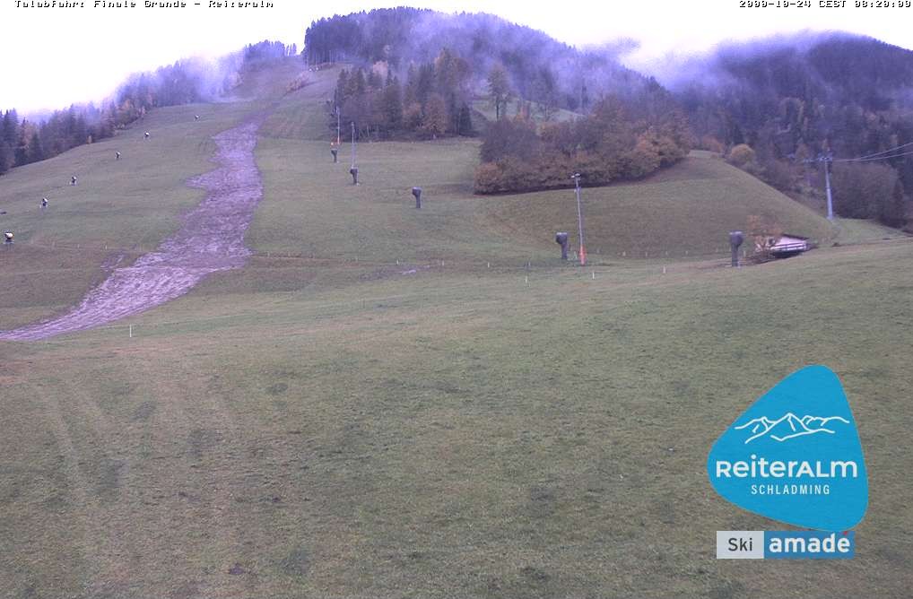 Archived image Webcam Reiteralm: Base Station Silver Jet