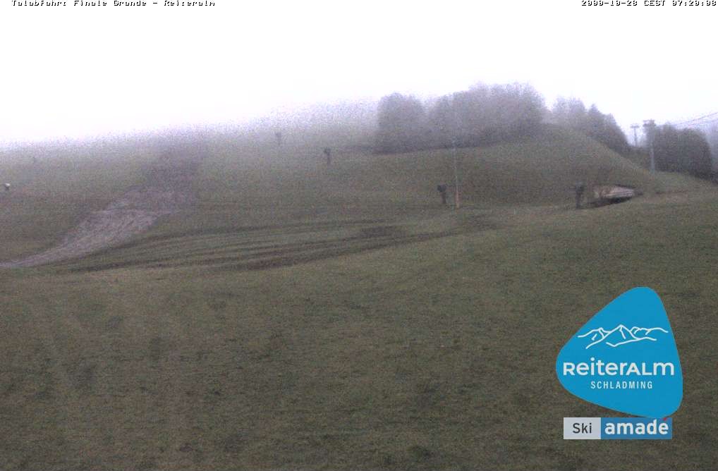 Archived image Webcam Reiteralm: Base Station Silver Jet