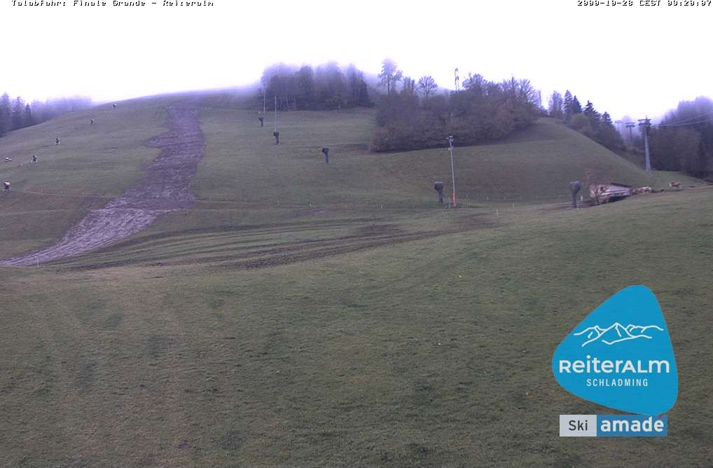 Archived image Webcam Reiteralm: Base Station Silver Jet