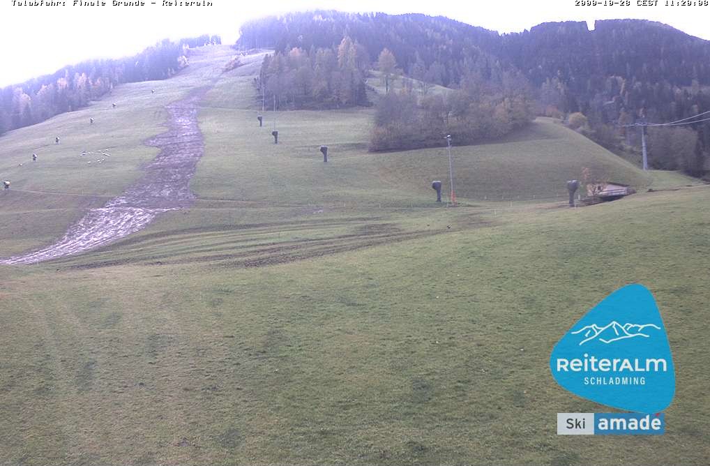 Archived image Webcam Reiteralm: Base Station Silver Jet